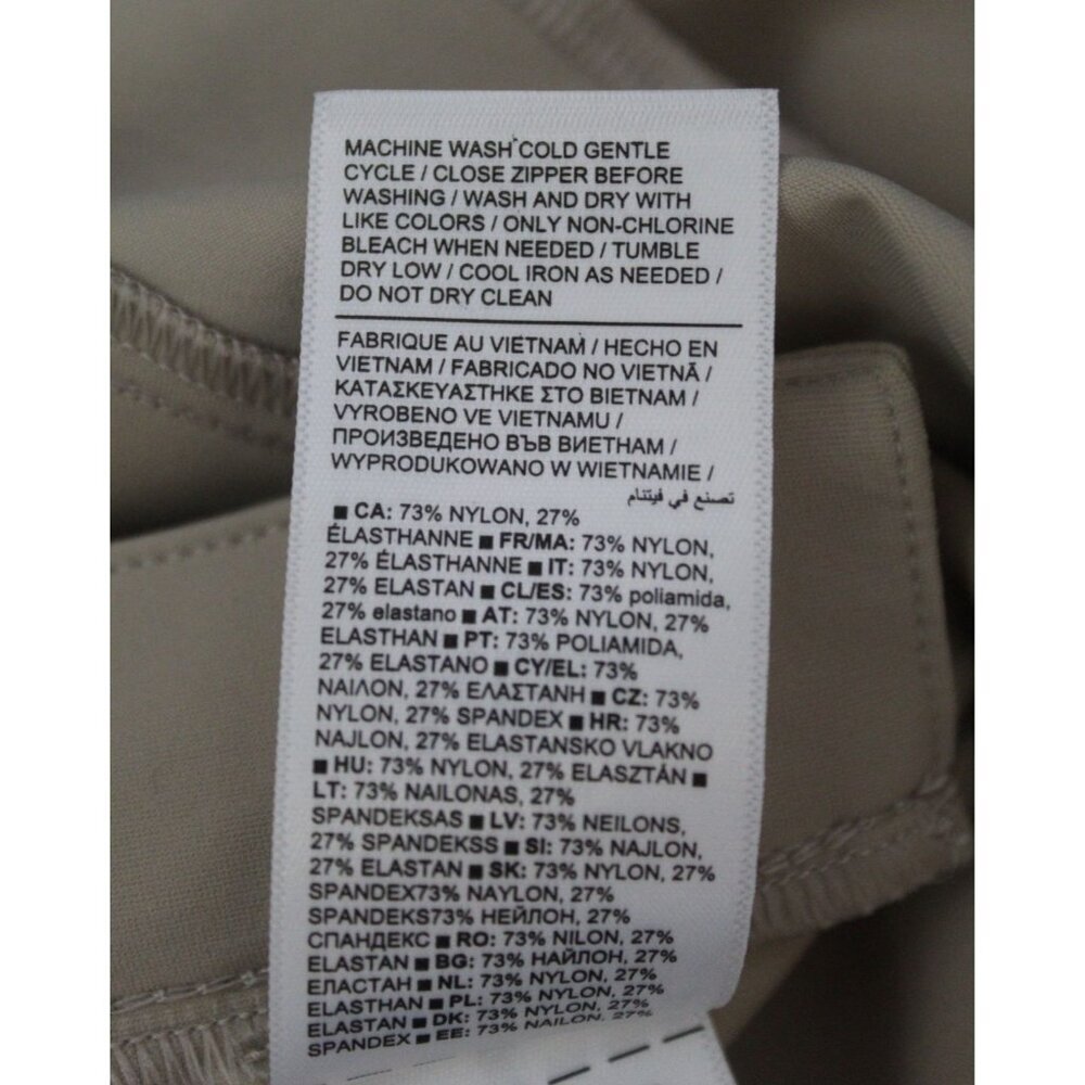 NWT Athleta Size 2/P Stellar Wide-Leg Crop, Tan Pull-on Capri Pants Travel - Picture 7 of 7